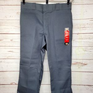 BRAND NEW DICKIES 874 Original Fit Work Pants Uniform Charcoal Gray 34 x 30